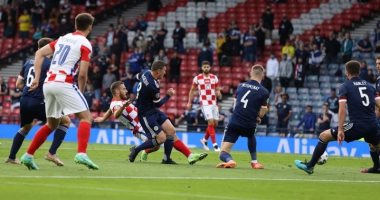 اسكتلندا تتعادل مع كرواتيا 1 - 1 فى شوط أول مثير بـ يورو 2020.. فيديو