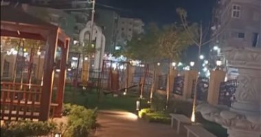 شاهد جمال حديقة تحيا مصر فى مدينة منوف بالمنوفية بعد التطوير