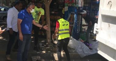 حى الدقى يزيل الإشغالات بميدان المساحة ويبدأ مبادرة "خلفتك مسئوليتك"