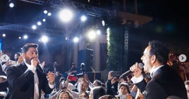 مصطفى قمر:"شكرا لكل أخواتى نجوم مصر حضور فرح ابنى .. حبكم فى قلبي لا يوصف"