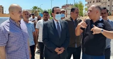 محافظ شمال سيناء يتفقد مشروعات مدينة الشيخ زويد  .. صور