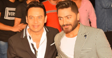 تامر حسنى يحتفل بالعرض الخاص لفيلمه "مش أنا" مع نجوم الفن.. صور