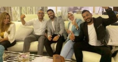 تامر حسنى يحتفل بالعرض الخاص لفيلمه الجديد " مش أنا".. ويقدم الشكر لمن حضر