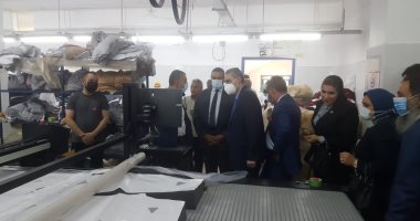محافظ البحيرة يتفقد المنطقة الصناعية للغزل والنسيج بكفر الدوار 