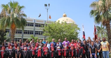 جامعة الفيوم تكرم فريق كلية التربية الرياضية.. اعرف السبب.. صور