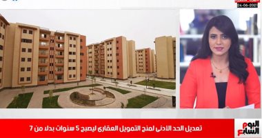 تفاصيل تعديل الحد الأدنى لمنح التمويل العقارى والترجي يصل القاهرة لمواجهة الأهلى.. فيديو