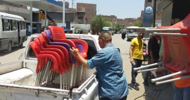 محافظة الجيزة ترفع 60 حالة إشغال بأحياء جنوب والهرم وتغلق مقهى مخالف بأوسيم
