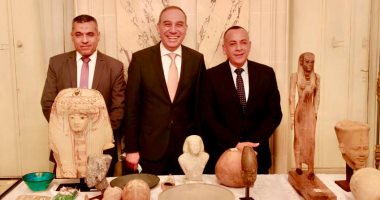 "الأعلى للآثار": القطع الأثرية المستردة من فرنسا تعود إلى مصر خلال أيام.. صور
