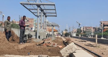 تطهير مصرف نشرت وإحلال وتجديد محطة قطار شباس بدسوق كفر الشيخ