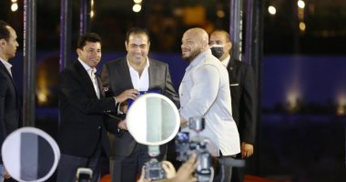 وزير الرياضة يكرم بيج رامى والأبطال المتأهلين للأولمبياد.. صور 