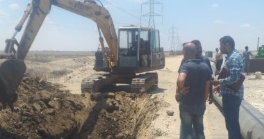 حياة كريمة.. بدء تجديد خط مياه بشرق التفريعة لزيادة ضخ المياه لأهالى بورسعيد