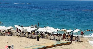 شط إسكندرية يا شط الهوى.. شواطئ عروس البحر المتوسط كاملة العدد.. فيديو