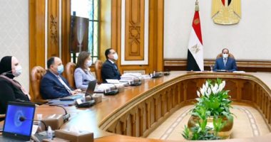 الرئيس السيسي يجتمع بالمجموعة الوزارية الاقتصادية.. ويوجه باستمرار سياسات الحفاظ على استقرار المؤشرات الاقتصادية وزيادة مصادر النقد الأجنبى ومساندة القطاع الخاص.. ويطلع على المراجعة الثانية للإصلاح الاقتصادى