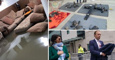 صور العالم هذا المساء.. أمطار غزيرة تغرق منازل مدينة ديربورن الأمريكية.. العراق يسقوط 4 طائرات مسيرة بأربيل.. استقالة وزير الصحة البريطاني بعد فضيحة جنسية.. رئيس حكومة تونس يشيد بلقاح كورونا بعد إصابته بالفيروس