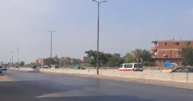 شاهد حركة المرور بطريق إسكندرية الزراعي صباح اليوم