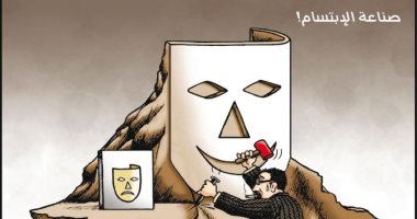 النحت فى الحجر من أجل صناعة الابتسامة على المسرح فى كاريكاتير أردنى