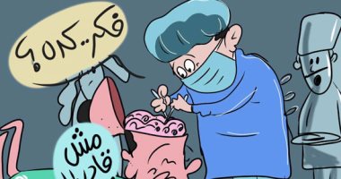 الشائعات واللعب فى دماغ الناس بكاريكاتير اليوم السابع