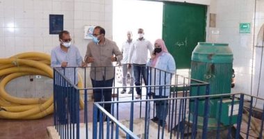 رئيس مياه البحر الأحمر يتأكد من تأمين وصول المياه للمواطنين بمحطة الكريمات