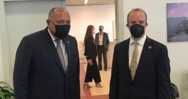 "شكرى" يبحث مع وزيري خارجية بريطانيا وكينيا تطورات قضية سد النهضة