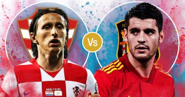 يورو 2020.. مودريتش وموراتا يقودان التشكيل الرسمى لقمة كرواتيا ضد إسبانيا