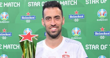 يورو 2020.. بوسكيتس أفضل لاعب فى مباراة منتخب اسبانيا ضد كرواتيا
