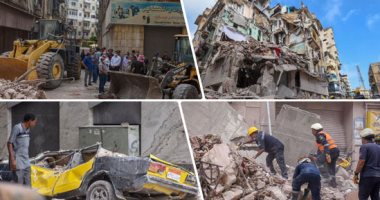 تفاصيل إنهيار 3 عقارات قديمة فى الإسكندرية فى أقل من إسبوع.. وفاة 4 أشخاص و إصابة طفل و تحطم سيارتين أبرز الخسائر.. ومديرية التضامن تصرف مسحقات الإعاشة و نقل أسر الضحايا إلى إيواء مؤقت.. صور