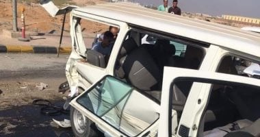 إصابة 8 أشخاص فى حادث تصادم أتوبيس وميكروباص بالعاشر من رمضان