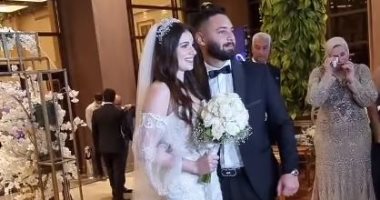 حفل زفاف "عمرو" حفيد النجم الراحل يوسف شعبان والأميرة فوزية.. صور