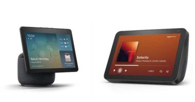 إيه الفرق؟.. أبرز الاختلافات بين جهازى أمازون Echo Show 10 وEcho Show 8