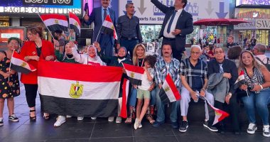أبناء الجالية المصرية فى نيويورك يحيون ذكرى ثورة 30 يونيو.. صور