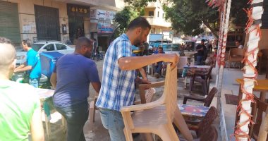 محافظة الجيزة ترفع إشغالات بأحياء الطالبية والعمرانية والهرم.. صور
