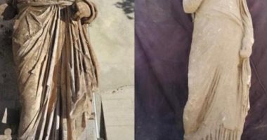 العثور على تمثال يوناني مقطوع الرأس عمره 1800 عام فى تركيا