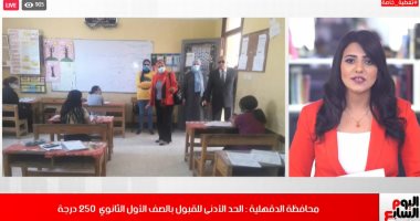 تنسيق الثانوية العامة.. 15 محافظة تعلن الحد الأدنى لدرجات القبول.. فيديو