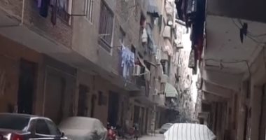 سقطا من الطابق الخامس معا.. وفاة سيدة ونجاة زوجها بعد خناقة زوجية بالطالبية "فيديو"