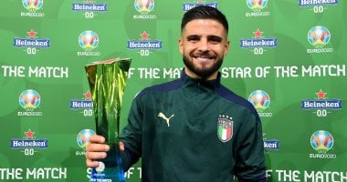 يورو 2020.. إنسيني أفضل لاعب فى فوز منتخب إيطاليا على بلجيكا