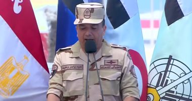 العقيد ياسر وهبة بحفل افتتاح قاعدة 3 يوليو: إذا فرض علينا القتال فنحن أهله