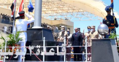 بدء فعاليات افتتاح قاعدة 3 يوليو البحرية فى منطقة جرجوب بحضور الرئيس السيسي