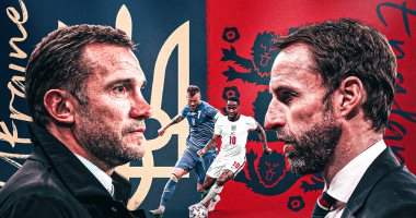 يورو 2020.. التشكيل الرسمي لمباراة أوكرانيا ضد إنجلترا فى ربع النهائي