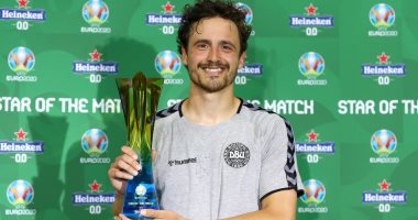 يورو 2020.. ديلاني أفضل لاعب في فوز منتخب الدنمارك على التشيك
