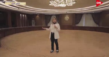 لميس الحديدى تجرى جولة خاصة بالعاصمة الإدارية وتعرض صورا داخل مجلس الوزراء