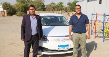تجربة عملية مع سيارة مصرية..النصر للسيارات تدشن مركز صيانة متكامل وتجهز مصنع نصر E70.. "اليوم السابع" تشارك فى أول اختبار سير للعربة الكهربائية بالشركة..عمرو حسن: مدى البطارية 500 ألف كيلو متر وهذه أبرز المزايا