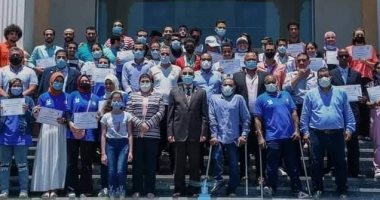 محافظ الإسكندرية يكرم أبطال "المستقبل" لأصحاب الهمم المتأهلين لأولمبياد طوكيو