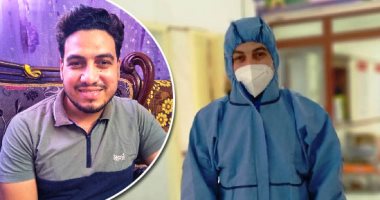 ممرض ومنشد وقارئ قرآن.. "محمود" طوع صوته الجميل لتخفيف آلام المرضى بمستشفى العزل بالشرقية.. يرفع الروح المعنوية لهم بآيات الذكر الحكيم والابتهالات.. ويؤكد: قدوتى نصر الدين طوبار وأتمنى الالتحاق بالإذاعة