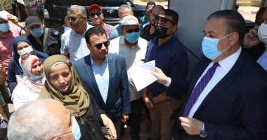 محافظ المنوفية يتفقد مشروع شارع مصر والموقع المقترح لإنشاء حديقة لأهالى المدينة