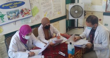 قافلة طبية لحياة كريمة وصناع الخير وجامعة المنوفية بقرية دمليج