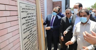 محافـظ المنوفية يفتتح مشروع صرف صحى أبخاص بـ41 مليون جنيه .. صور