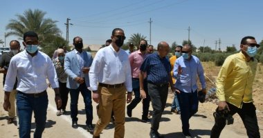 حياة كريمة بالفيوم.. المحافظ يتفقد العمل بمشروعات مركز يوسف الصديق
