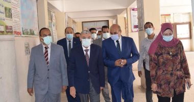 محافظ المنيا يتابع جاهزية اللجان لامتحانات الثانوية العامة