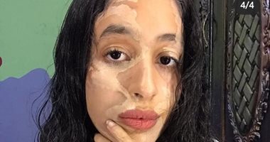 "نور" تشارك "اليوم السابع" موهبتها فى فن الماكياج السينمائى
