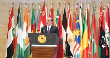 الرئيس السيسي: مصر لن تدخر جهدا لدعم منظمة تنمية المرأة